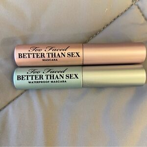 Too Faced Better Than Sex Mascara Set - Pink and Green